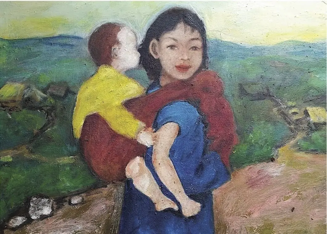 Painting by Sengchanh Soukhaseum